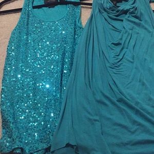 KAREN KANE TEAL TANK BUNDLE
